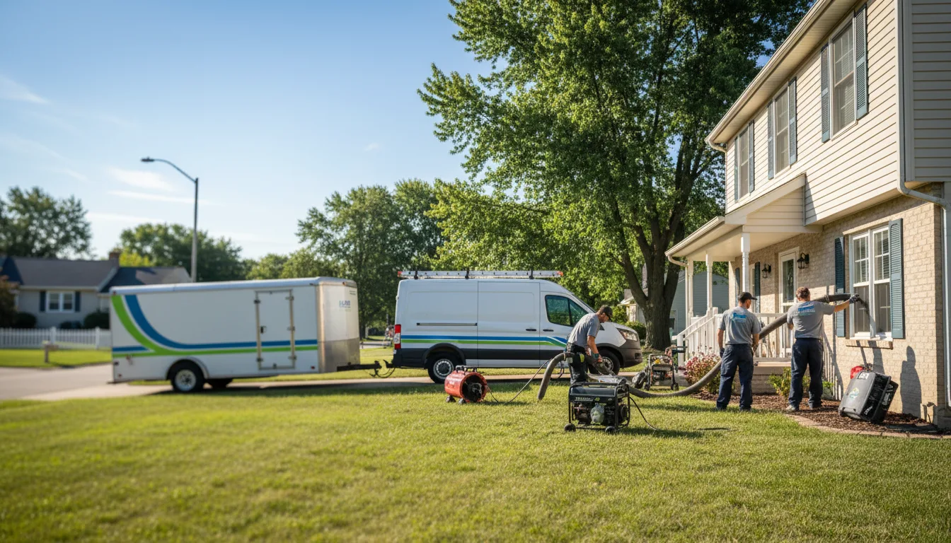 Flooded Basement Restoration And Cleanup With Repair in Lawler, IA near me